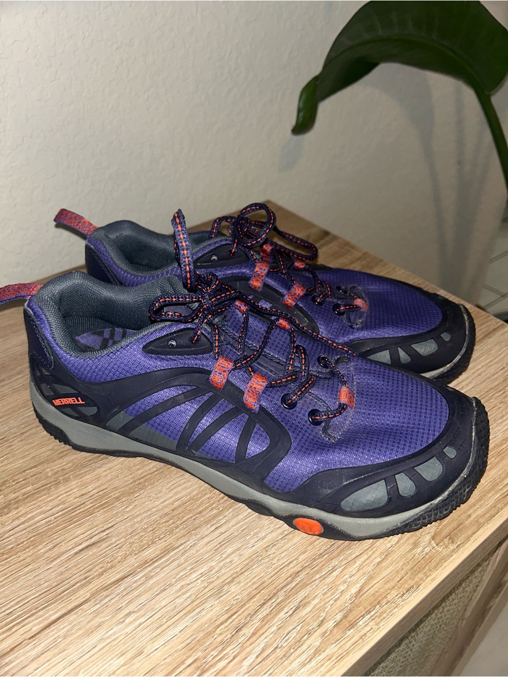 Merrell Women's Purple and Orange Athletic Shoes